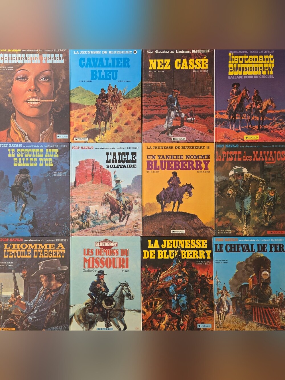 💰BLUEBBERY Vintage Comic Books Lot - Colorful Western Stories